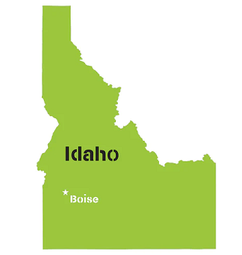 Map of Idaho